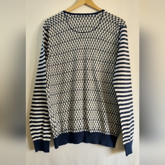 Scotch & Soda High on Chai Women's Striped Long Sleeve Preppy Sweater L - Picture 5 of 5